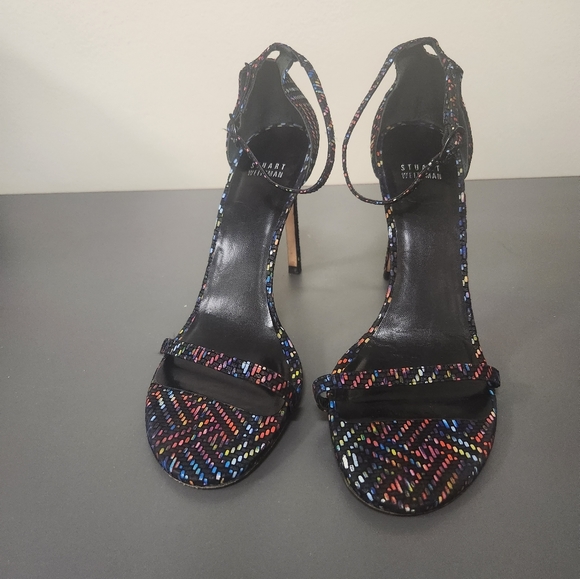 Stuart Weizman Nudist Song Multi Color Sandals Sz 10 M - Picture 3 of 13